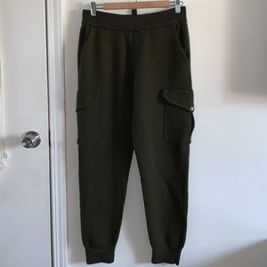 CAARA Cargo joggers WITH SIDE POCKETS /OLIVE GREEN